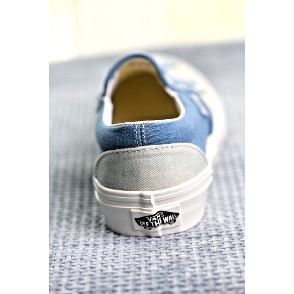New! Size: 5.5 Women/4 Men | Vans Classic SLIP-ON Sneakers Starry Night Denim - Picture 8 of 16